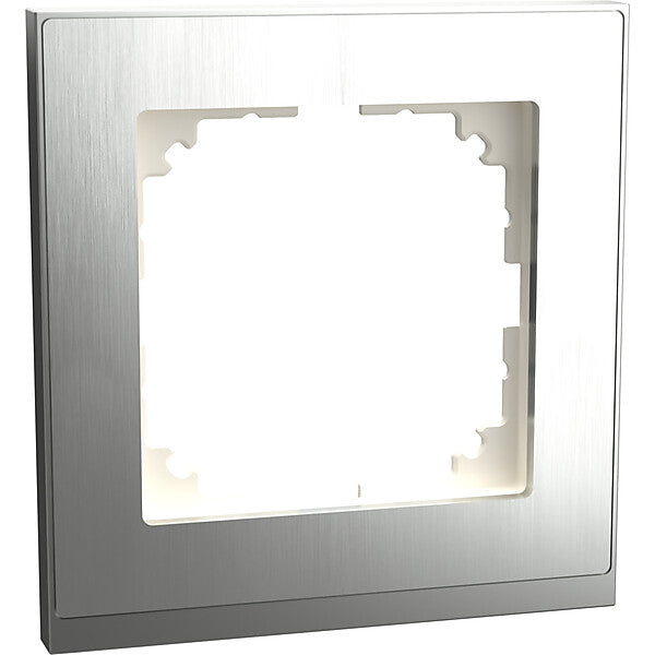 Merten Decor-Rahmen 1-fach Edelstahl/aluminium MEG4010-3646